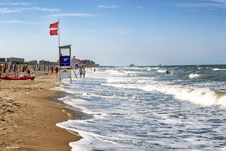 Milano Marittima. Пляж